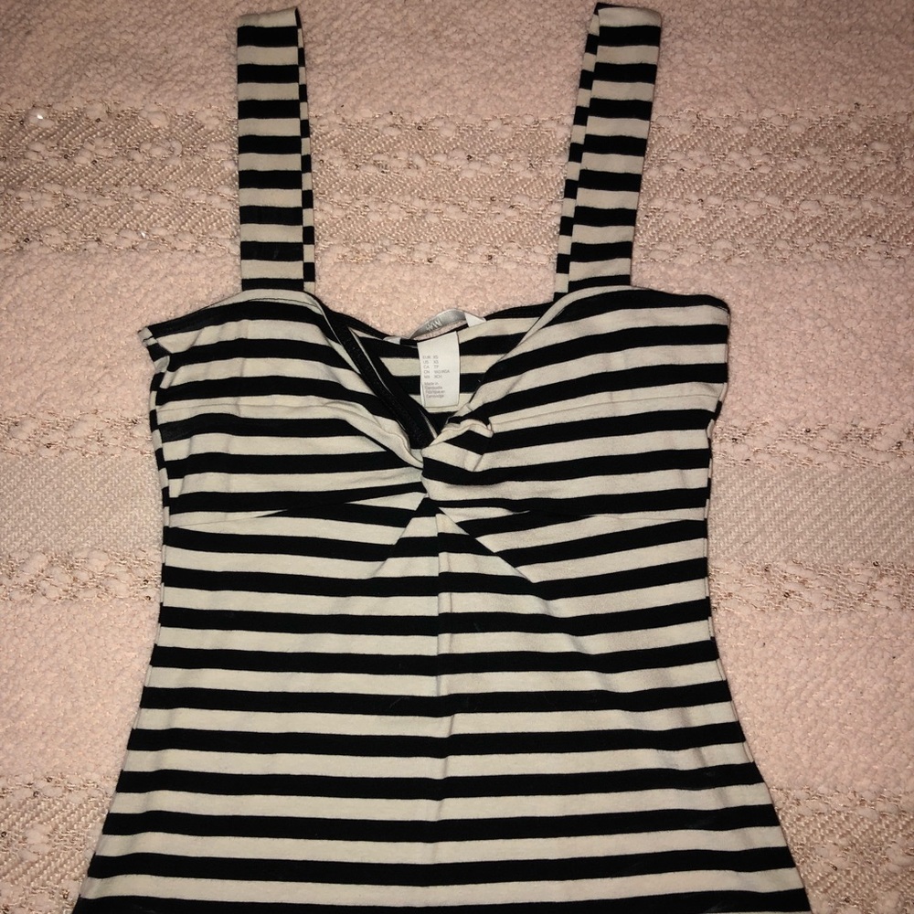 H&M striped tank top